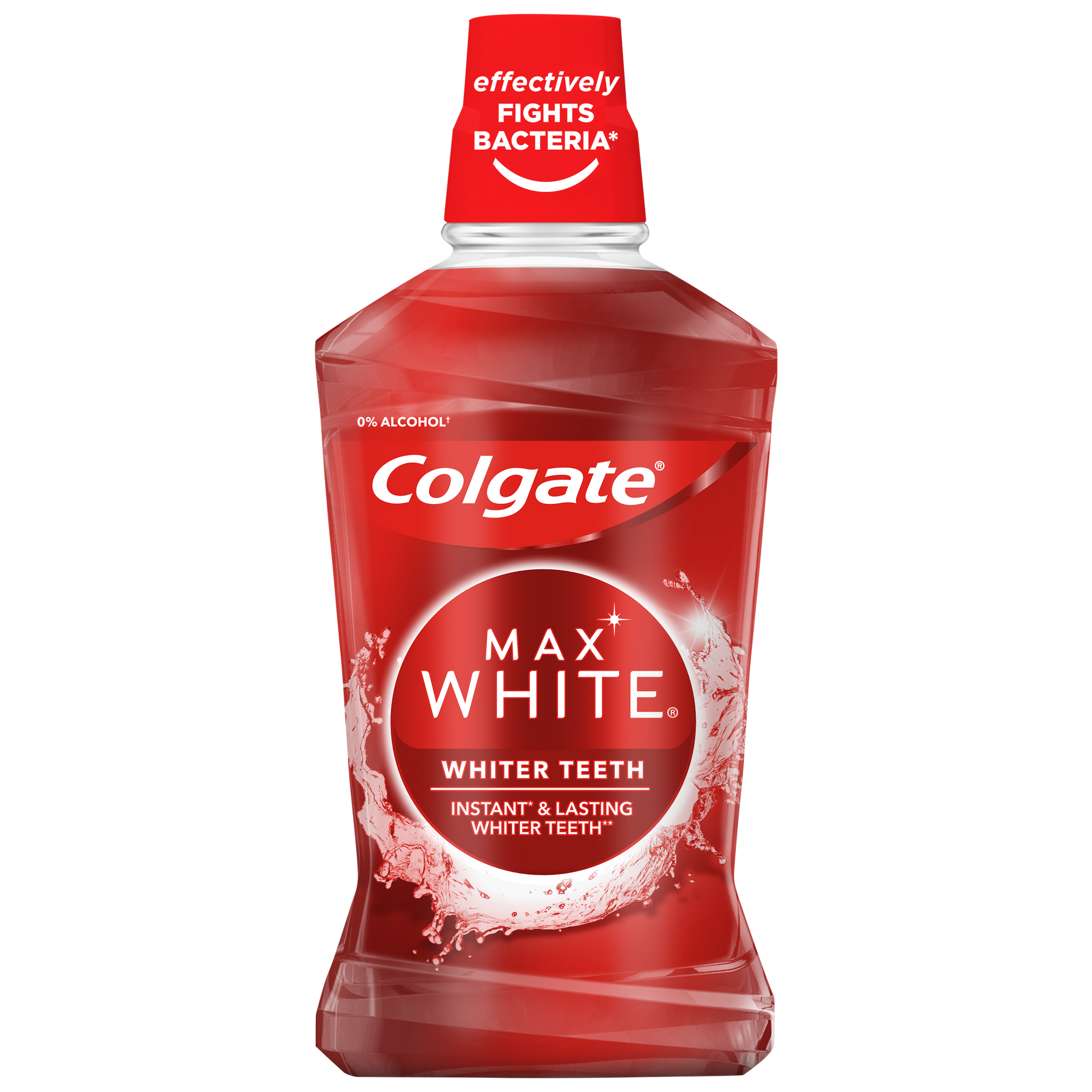 Colgate Max White Whiter Teeth bělicí ústní voda bez alkoholu