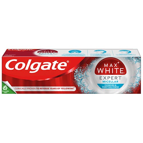 Zubní Pasta Colgate Max White Expert Shine Glossy Mint 75