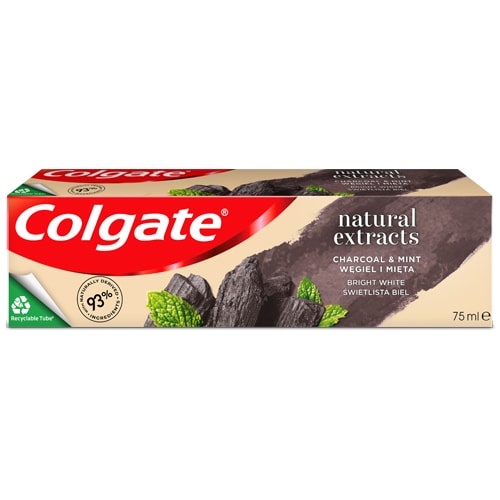 Zubní Pasta Colgate Natural Extracts Charcoal + White 75Ml