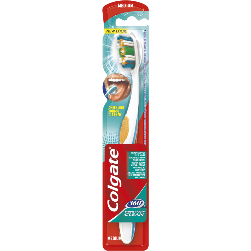 Zubní Kartáček Colgate 360 Whole Mouth Clean Střední